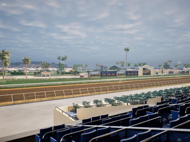 Del Mar Thoroughbred Club - Section Stretch Run Box 64 D Lvl 2 Seat View