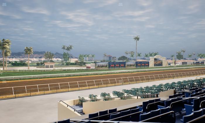 Del Mar Thoroughbred Club - Section Stretch Run Box 64 D Lvl 2 Seat View