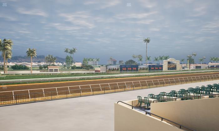 Del Mar Thoroughbred Club - Section Stretch Run Box 65 A Lvl 2 Seat View