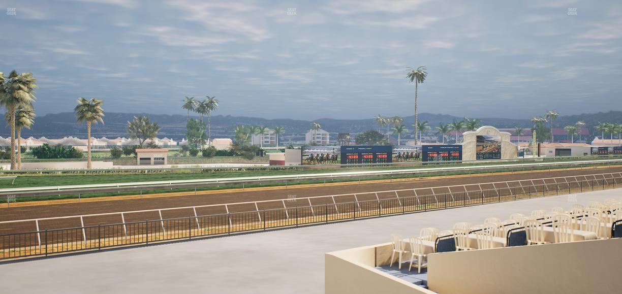Del Mar Thoroughbred Club - Section Stretch Run Box 65 A Lvl 2 Seat View