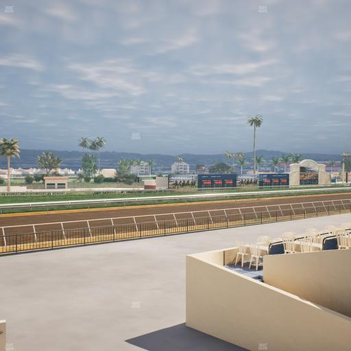 Del Mar Thoroughbred Club - Section Stretch Run Box 65 A Lvl 2 Seat View
