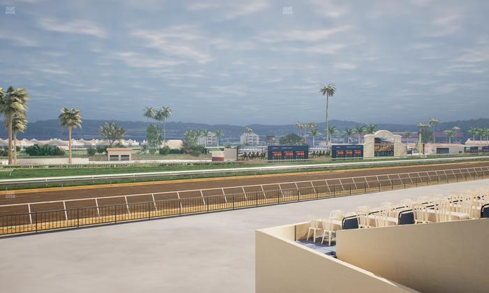 Del Mar Thoroughbred Club - Section Stretch Run Box 65 A Lvl 2 Seat View