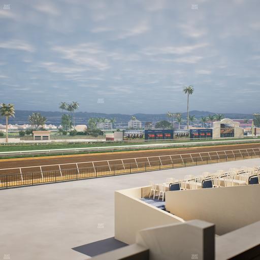 Del Mar Thoroughbred Club - Section Stretch Run Box 65 B Lvl 2 Seat View