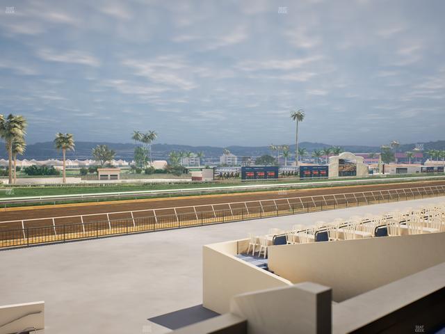 Del Mar Thoroughbred Club - Section Stretch Run Box 65 B Lvl 2 Seat View