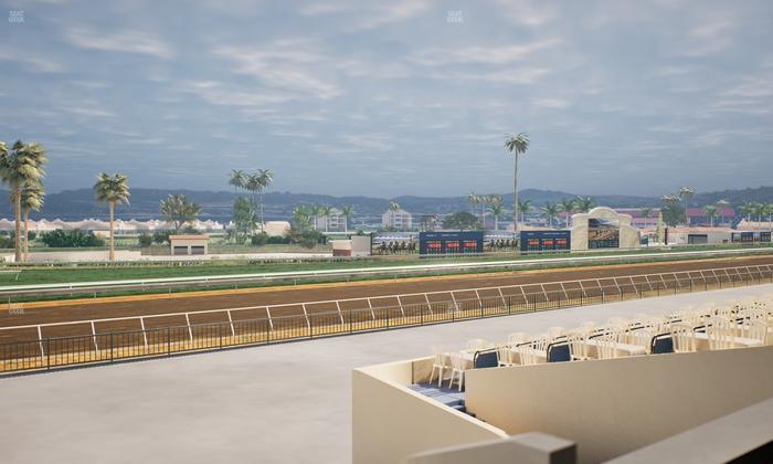 Del Mar Thoroughbred Club - Section Stretch Run Box 65 B Lvl 2 Seat View