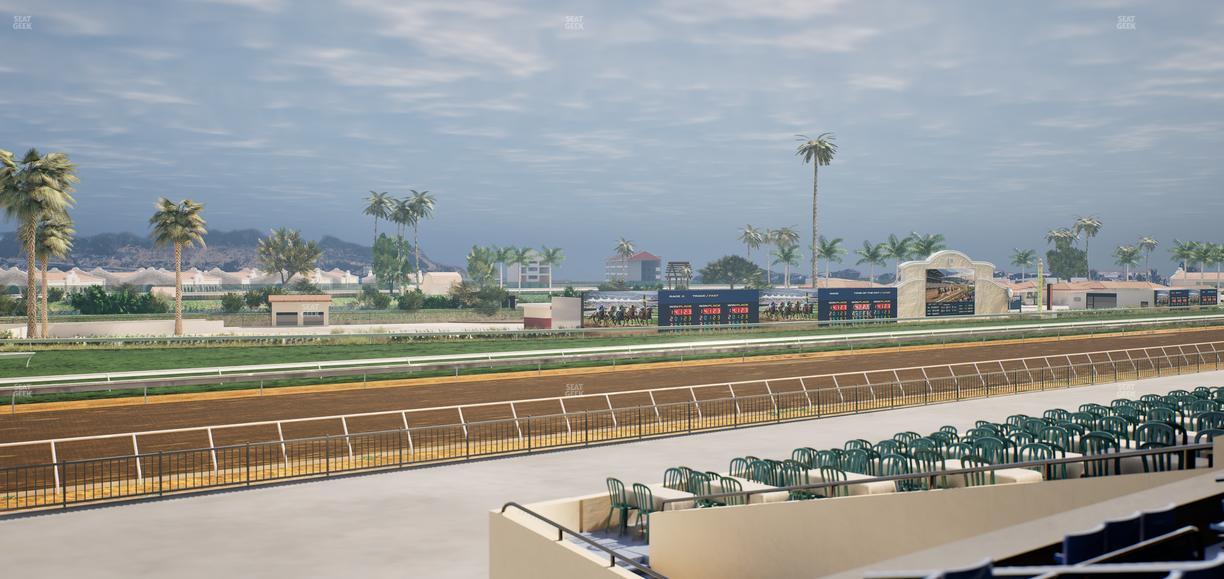 Del Mar Thoroughbred Club - Section Stretch Run Box 65 C Lvl 2 Seat View