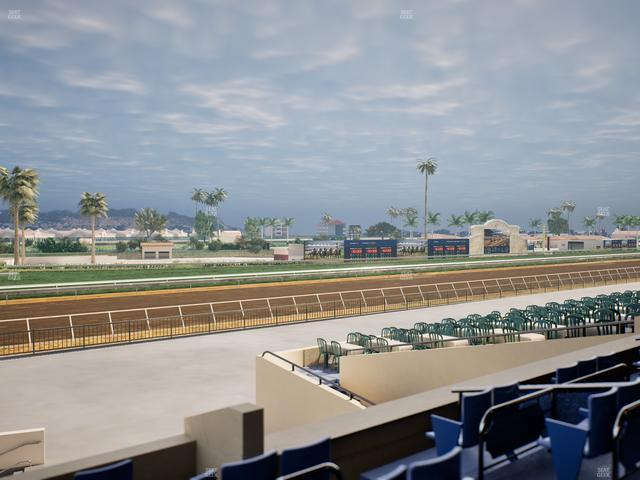 Del Mar Thoroughbred Club - Section Stretch Run Box 65 C Lvl 2 Seat View