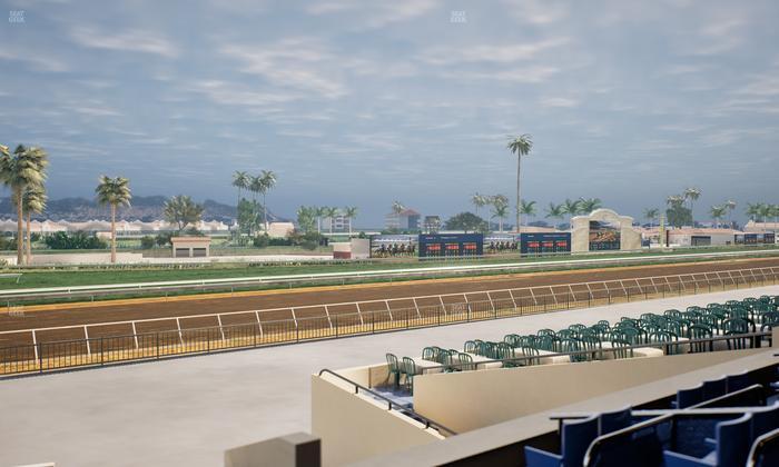 Del Mar Thoroughbred Club - Section Stretch Run Box 65 C Lvl 2 Seat View