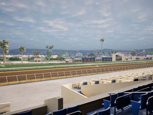 Del Mar Thoroughbred Club - Section Stretch Run Box 65 C Lvl 2 Seat View