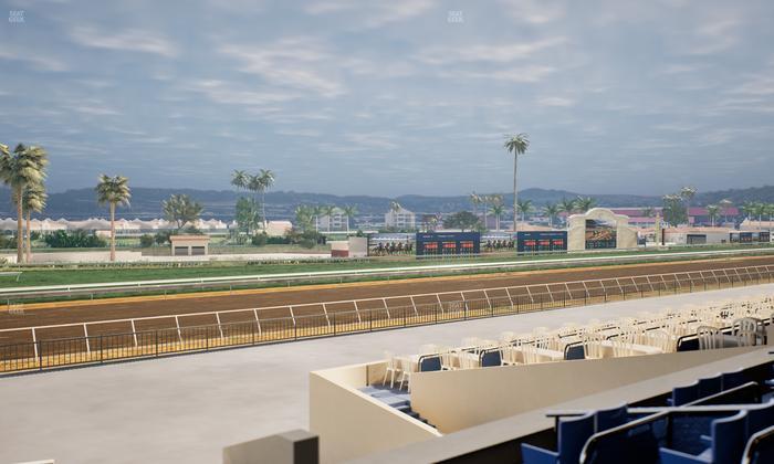 Del Mar Thoroughbred Club - Section Stretch Run Box 65 C Lvl 2 Seat View