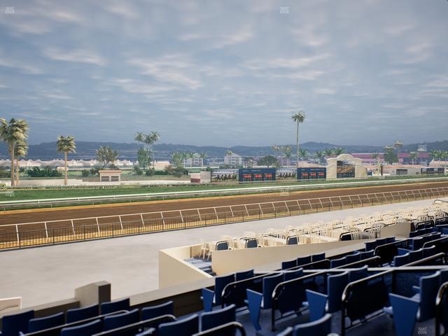 Del Mar Thoroughbred Club - Section Stretch Run Box 65 D Lvl 2 Seat View