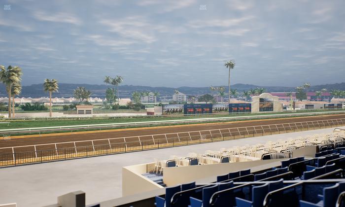 Del Mar Thoroughbred Club - Section Stretch Run Box 65 D Lvl 2 Seat View
