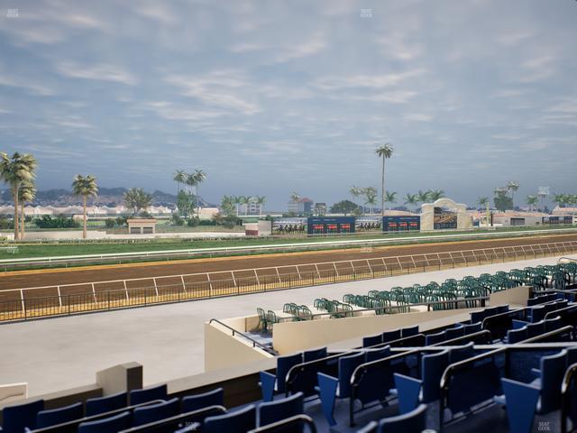 Del Mar Thoroughbred Club - Section Stretch Run Box 65 D Lvl 2 Seat View