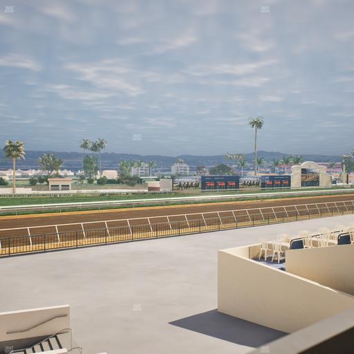 Del Mar Thoroughbred Club - Section Stretch Run Box 66 A Lvl 2 Seat View