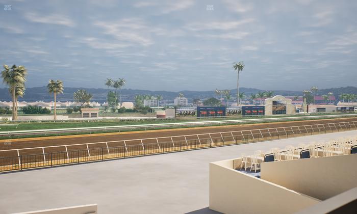 Del Mar Thoroughbred Club - Section Stretch Run Box 66 A Lvl 2 Seat View