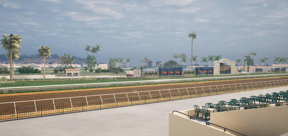 Del Mar Thoroughbred Club - Section Stretch Run Box 66 A Lvl 2 Seat View