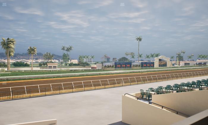 Del Mar Thoroughbred Club - Section Stretch Run Box 66 A Lvl 2 Seat View
