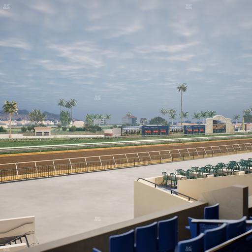 Del Mar Thoroughbred Club - Section Stretch Run Box 66 B Lvl 2 Seat View
