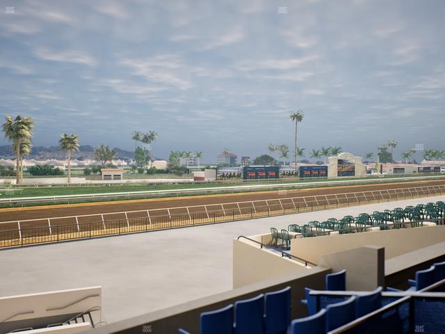 Del Mar Thoroughbred Club - Section Stretch Run Box 66 B Lvl 2 Seat View