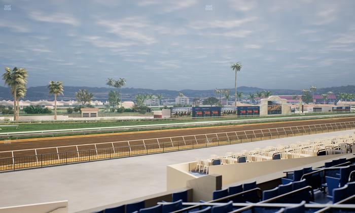 Del Mar Thoroughbred Club - Section Stretch Run Box 66 C Lvl 2 Seat View