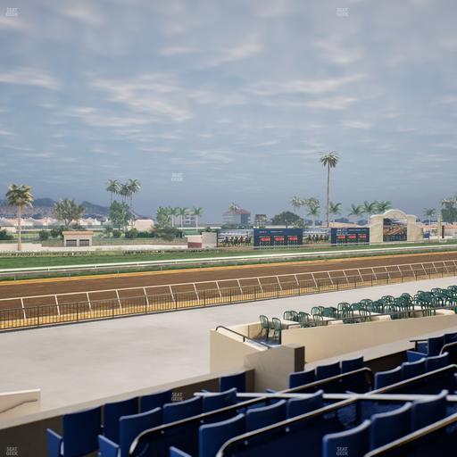 Del Mar Thoroughbred Club - Section Stretch Run Box 66 C Lvl 2 Seat View