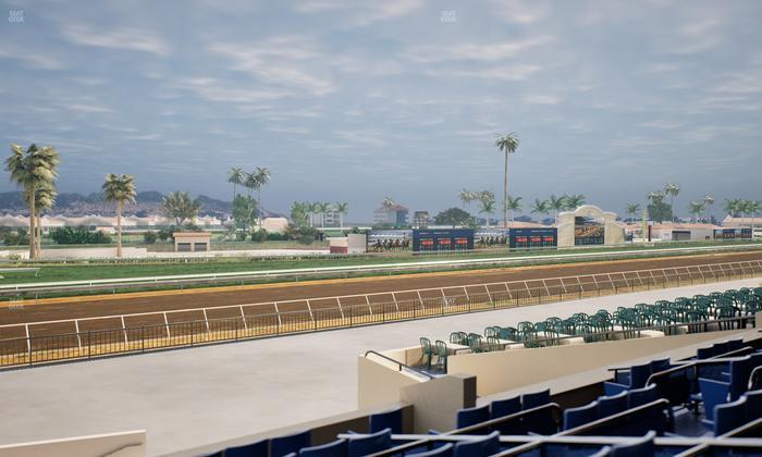 Del Mar Thoroughbred Club - Section Stretch Run Box 66 C Lvl 2 Seat View
