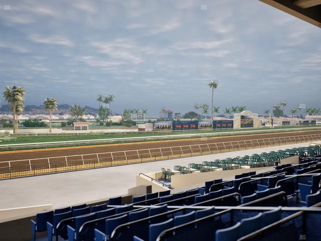 Del Mar Thoroughbred Club - Section Stretch Run Box 66 D Lvl 2 Seat View