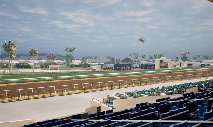 Del Mar Thoroughbred Club - Section Stretch Run Box 66 D Lvl 2 Seat View