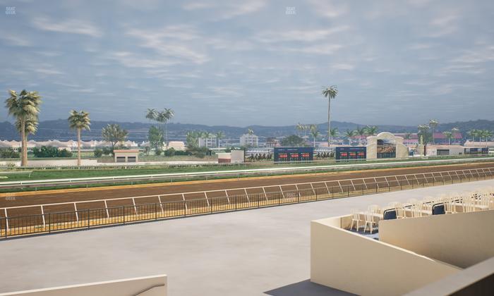 Del Mar Thoroughbred Club - Section Stretch Run Box 67 A Lvl 2 Seat View