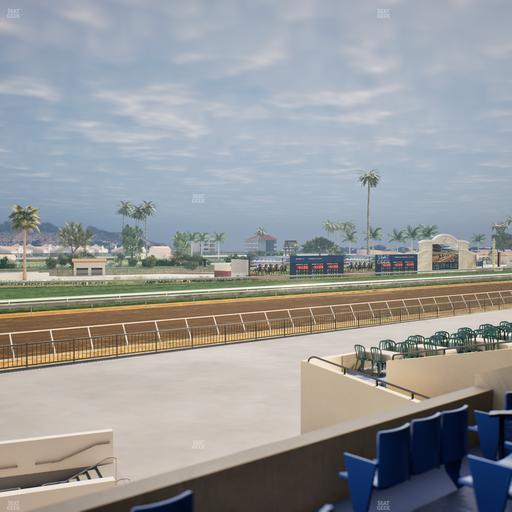 Del Mar Thoroughbred Club - Section Stretch Run Box 67 B Lvl 2 Seat View