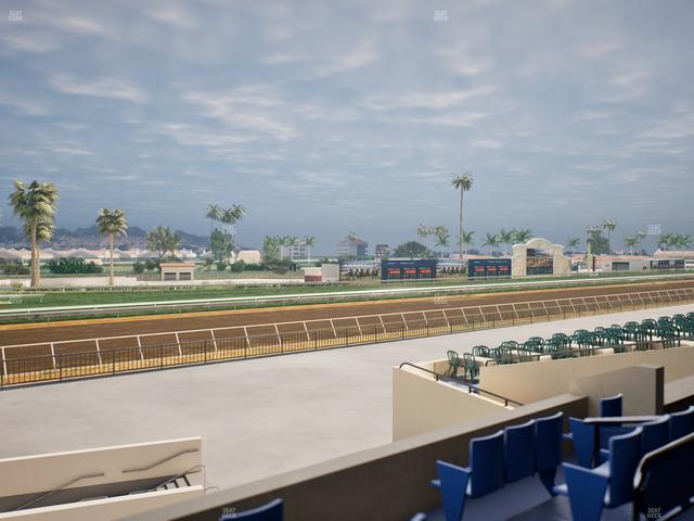 Del Mar Thoroughbred Club - Section Stretch Run Box 67 B Lvl 2 Seat View