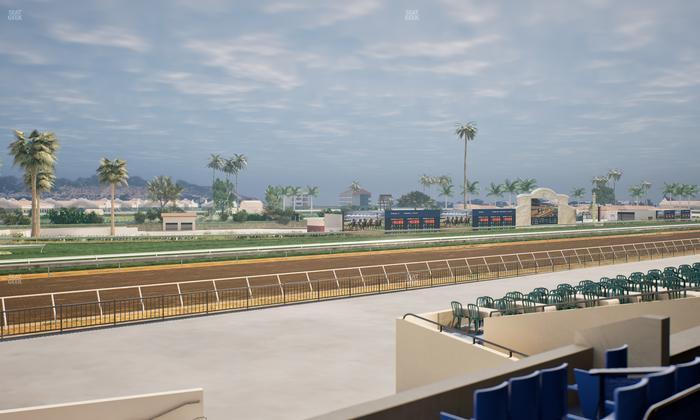 Del Mar Thoroughbred Club - Section Stretch Run Box 67 B Lvl 2 Seat View