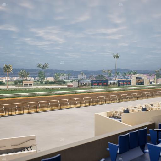 Del Mar Thoroughbred Club - Section Stretch Run Box 67 B Lvl 2 Seat View