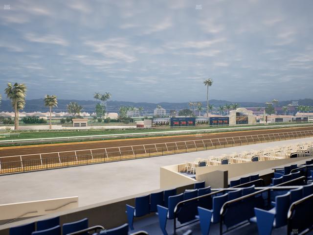 Del Mar Thoroughbred Club - Section Stretch Run Box 67 C Lvl 2 Seat View