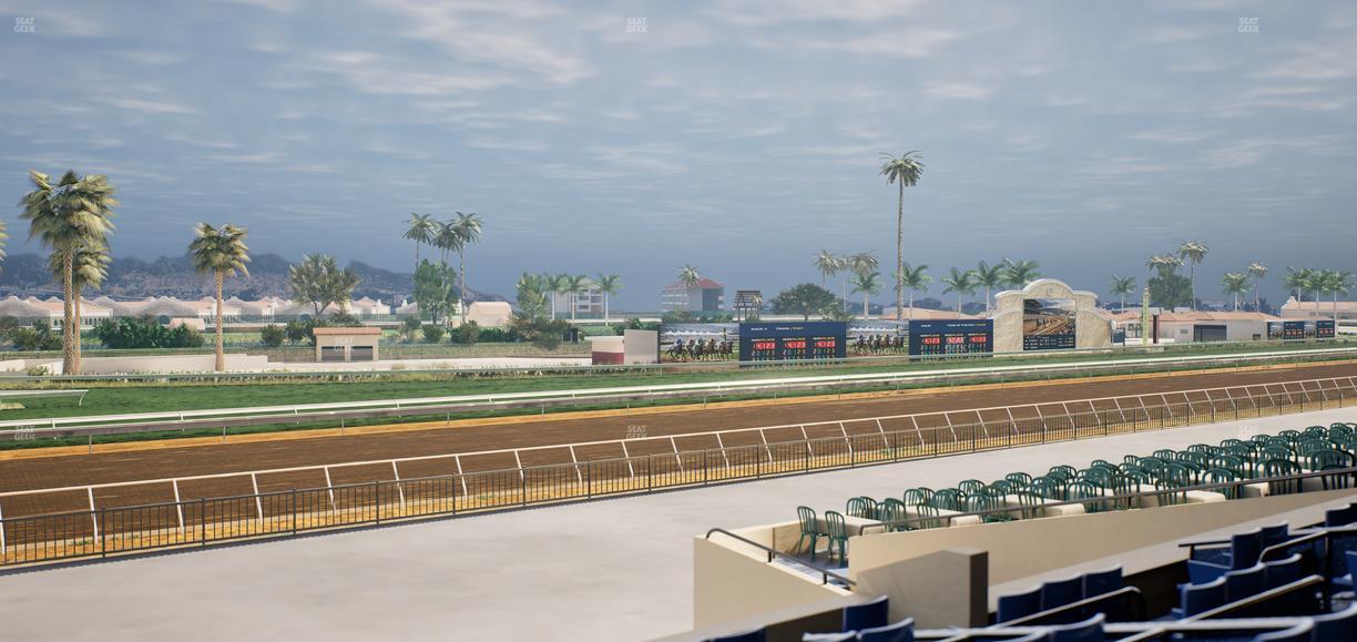 Del Mar Thoroughbred Club - Section Stretch Run Box 67 C Lvl 2 Seat View