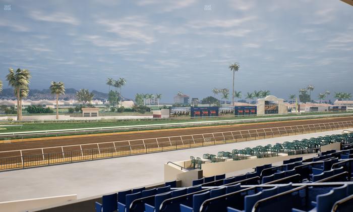 Del Mar Thoroughbred Club - Section Stretch Run Box 67 D Lvl 2 Seat View