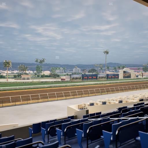 Del Mar Thoroughbred Club - Section Stretch Run Box 67 D Lvl 2 Seat View