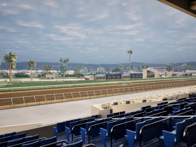 Del Mar Thoroughbred Club - Section Stretch Run Box 67 D Lvl 2 Seat View
