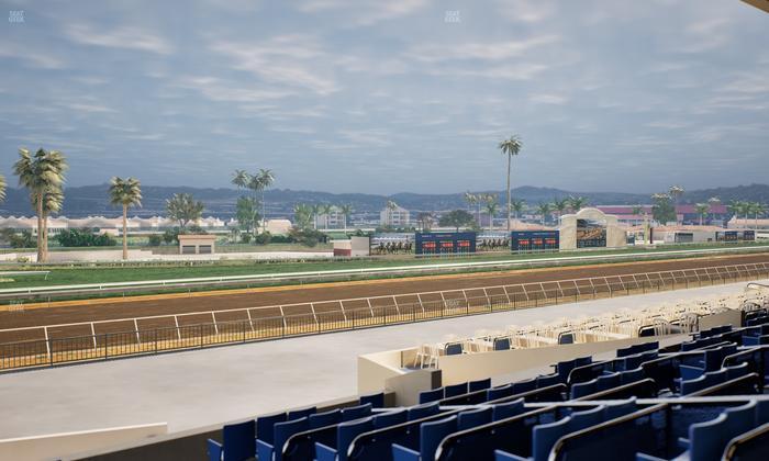 Del Mar Thoroughbred Club - Section Stretch Run Box 67 D Lvl 2 Seat View