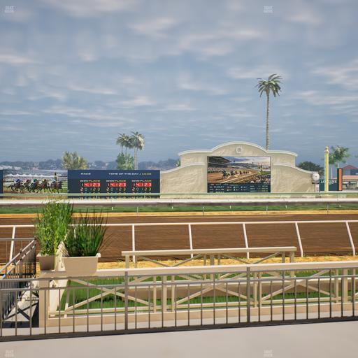 Del Mar Thoroughbred Club - Section Stretch Run Box 7 A Lvl 1 Seat View