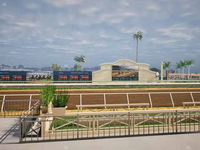 Del Mar Thoroughbred Club - Section Stretch Run Box 7 A Lvl 1 Seat View