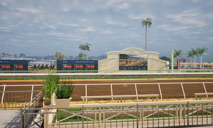Del Mar Thoroughbred Club - Section Stretch Run Box 7 A Lvl 1 Seat View