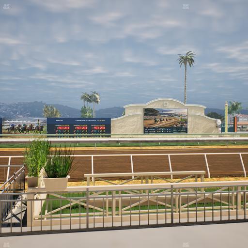 Del Mar Thoroughbred Club - Section Stretch Run Box 7 A Lvl 1 Seat View