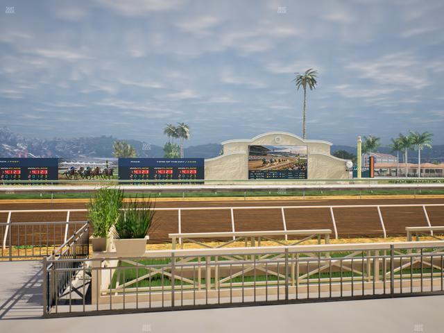 Del Mar Thoroughbred Club - Section Stretch Run Box 7 A Lvl 1 Seat View