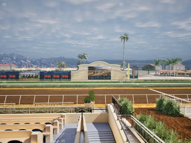 Del Mar Thoroughbred Club - Section Stretch Run Box 7 A Lvl 2 Seat View