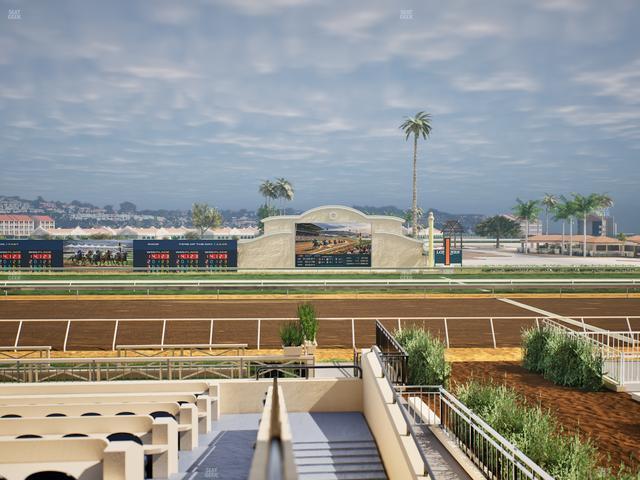 Del Mar Thoroughbred Club - Section Stretch Run Box 7 A Lvl 2 Seat View