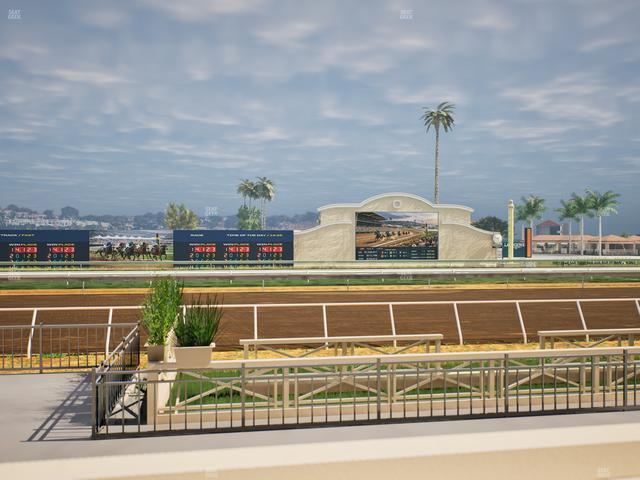 Del Mar Thoroughbred Club - Section Stretch Run Box 7 B Lvl 1 Seat View