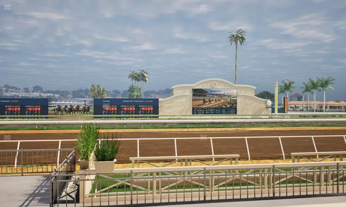 Del Mar Thoroughbred Club - Section Stretch Run Box 7 B Lvl 1 Seat View
