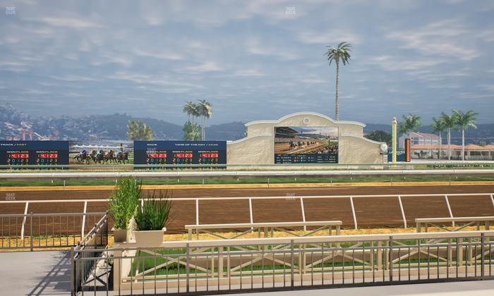 Del Mar Thoroughbred Club - Section Stretch Run Box 7 B Lvl 1 Seat View