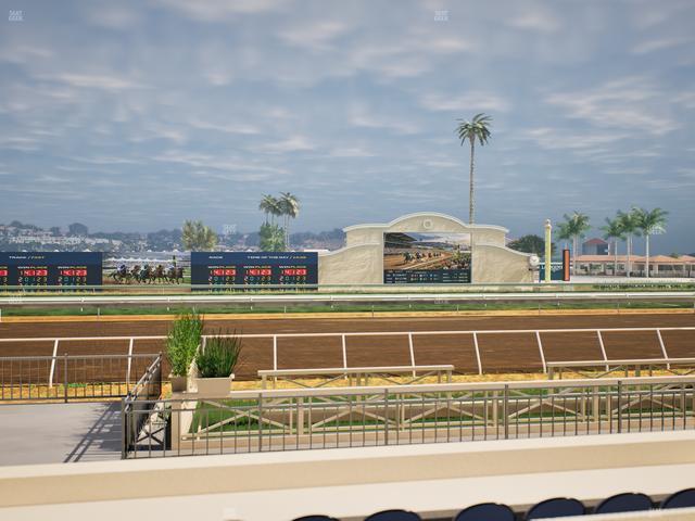 Del Mar Thoroughbred Club - Section Stretch Run Box 7 C Lvl 1 Seat View